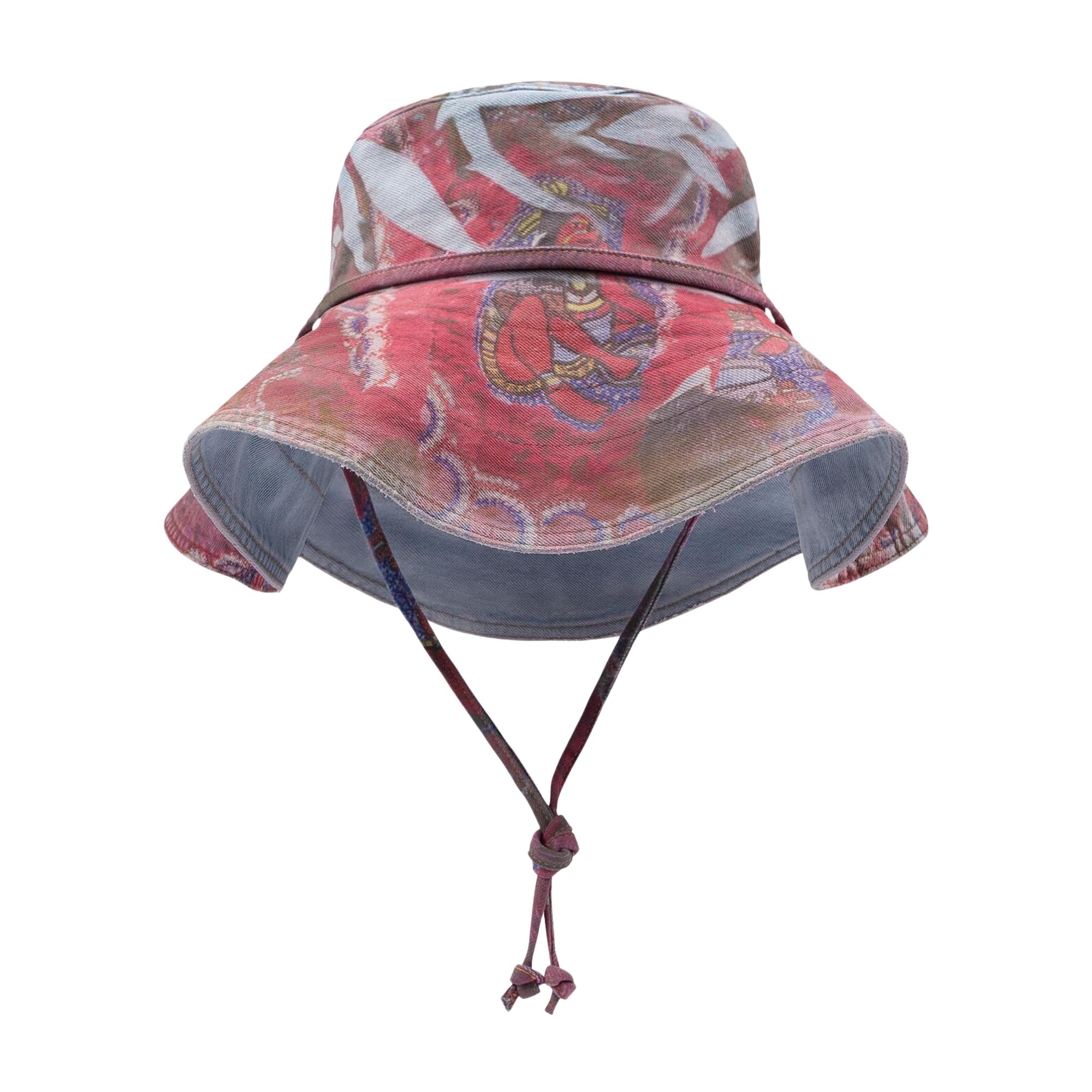 Pre-owned Denim Tears X Levi's Big Chief Demond Denim Plantation Hat 'multicolor' | Multi-color |