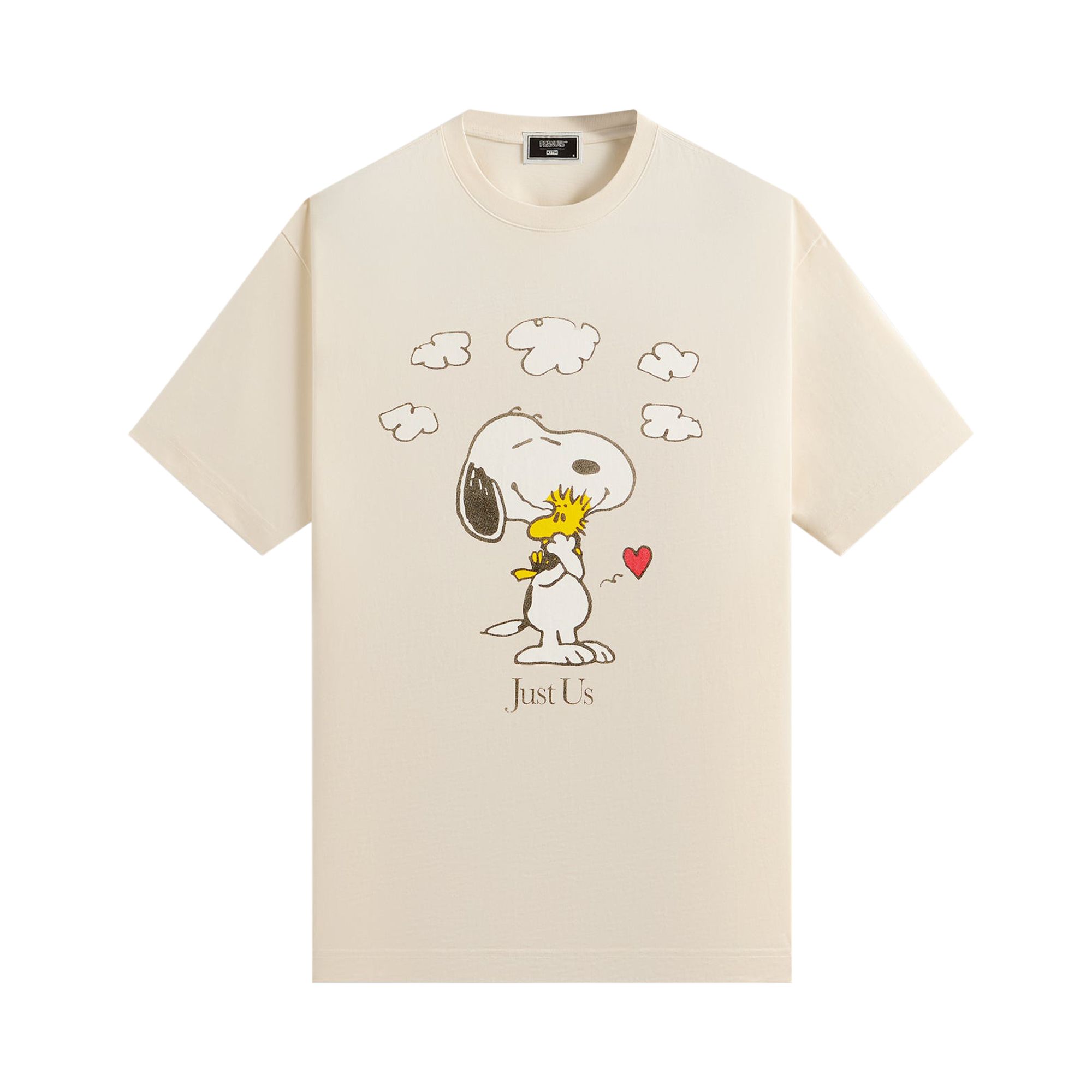 Pre-owned Kith For Peanuts Snoopy Just Us Tee 'sandrift' | Tan | Men's Size M In Brown