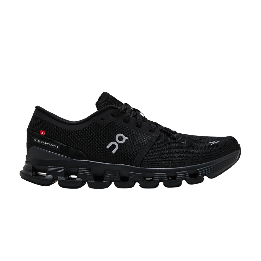 Pre-owned On Wmns Cloud X 4 'black Eclipse'