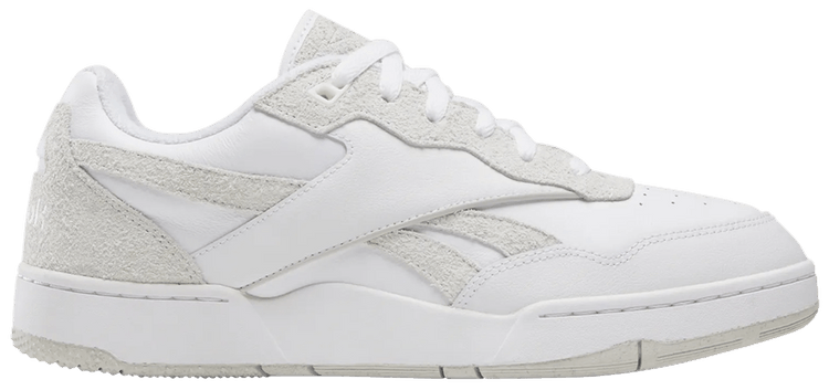 Reebok BB4000 2 Retro Triple White Hairy Suede