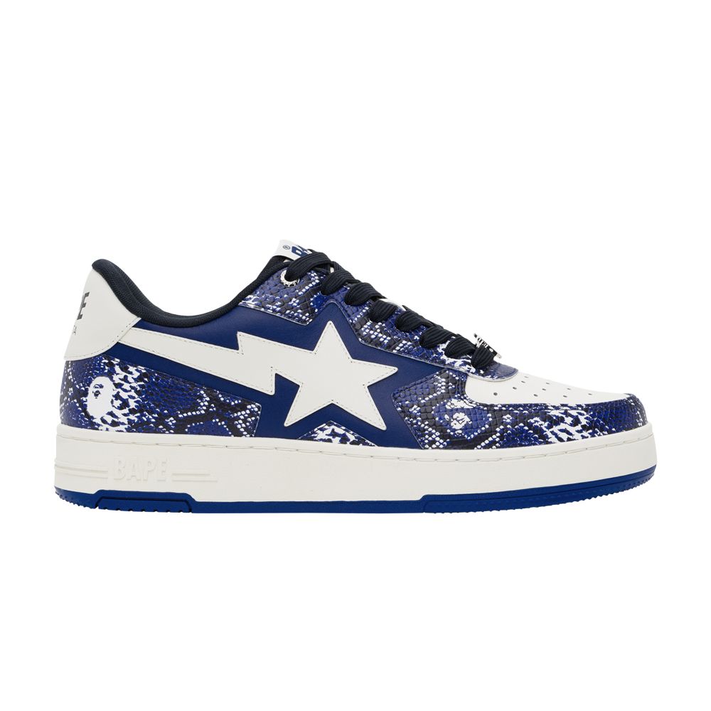 Pre-owned Bape Tape Sta 'blue Snakeskin' Ssense Exclusive | Men's Size 8.5