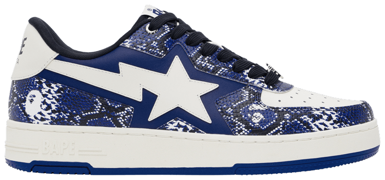 BAPE Wmns Tape Sta Blue Snakeskin SSENSE Exclusive