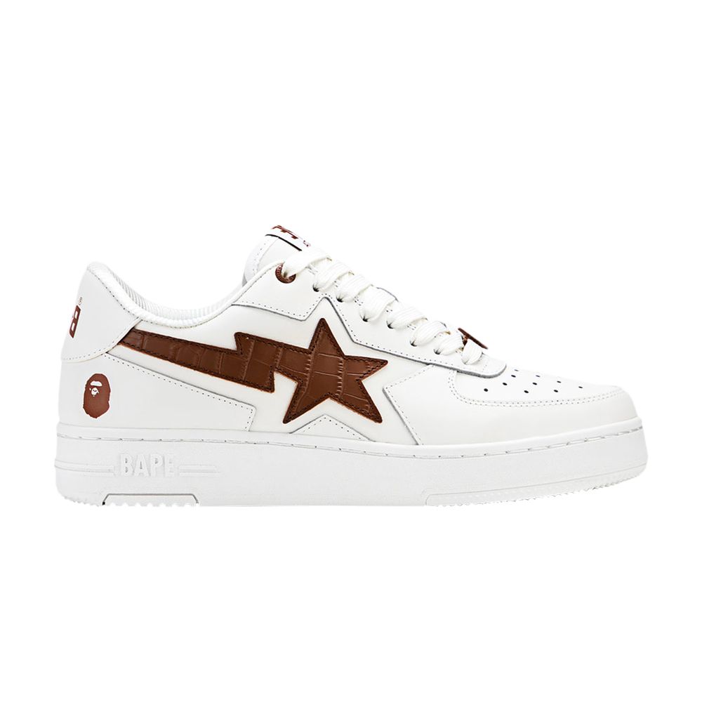 BAPE Bapesta Icon #1 M2 'Croc Pack - White Brown' | Men's Size 11 - 1L30191306-BRW