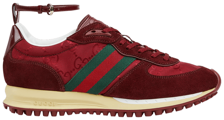 スニーカー GUCCI SNEAKER (832918AAEZM 6144) Buy Gucci Wmns Re-Motion Trainer 'GG - Rosso Ancora