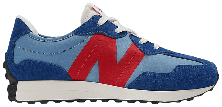 New Balance 327 Big Kid Wide Inkwell True Red