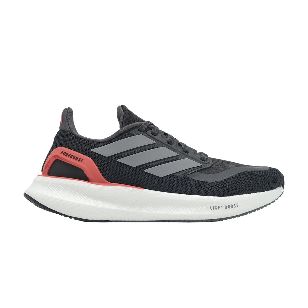Pre-owned Adidas Originals Adidas Wmns Pureboost 5 'black Iron Metallic Red' | Women's Size 7.5