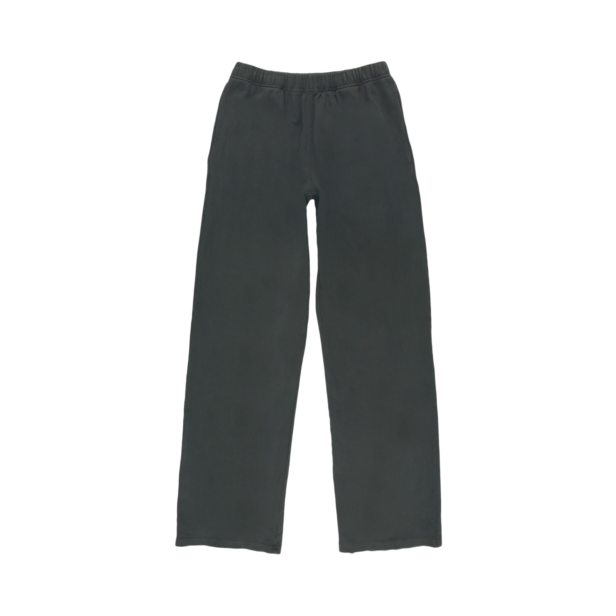 Pre-owned Les Tien Pique Puddle Pant 'washed Forest' | Green | Men's Size L