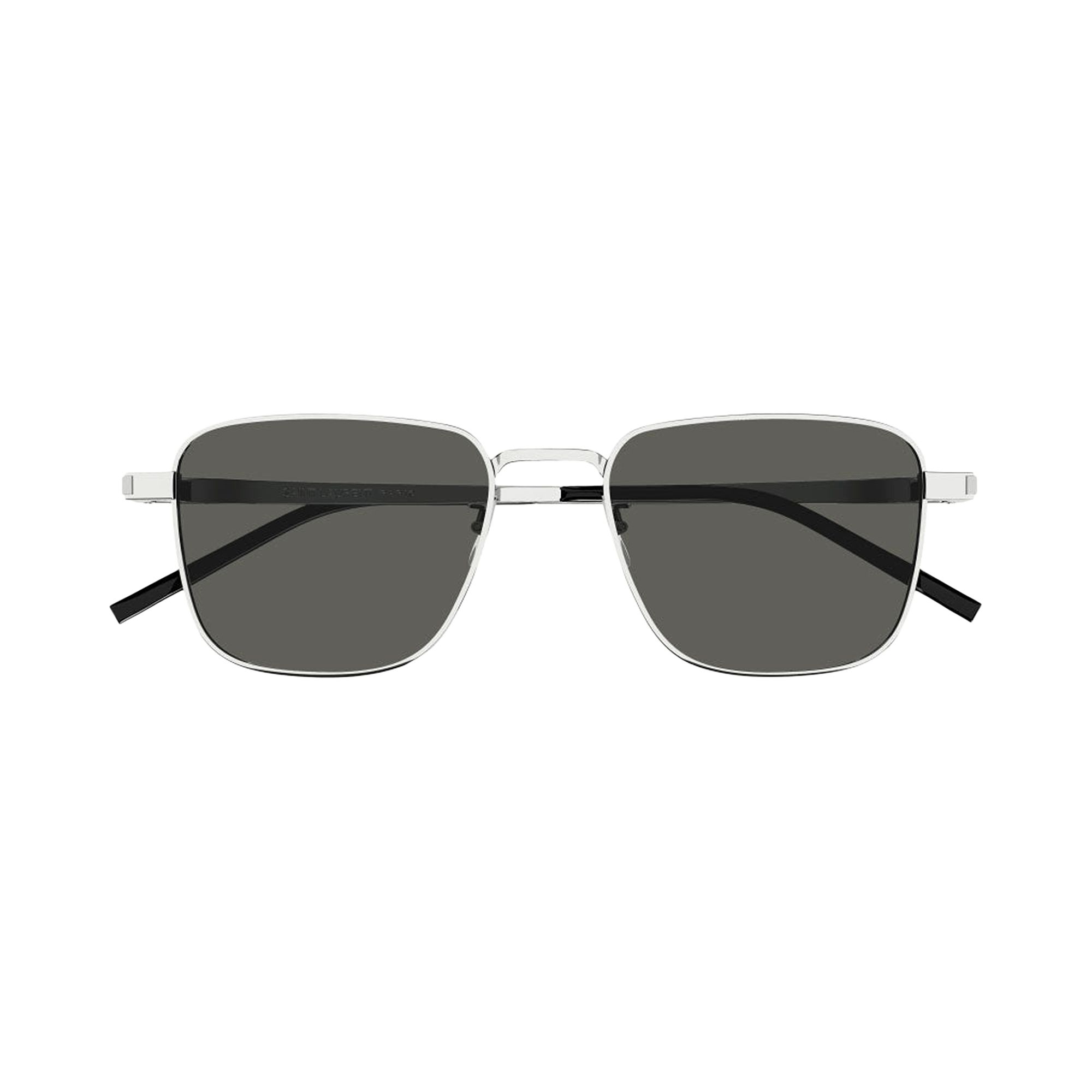 Pre-owned Saint Laurent Square Sunglasses 'silver/grey' | Men's Size Onesize
