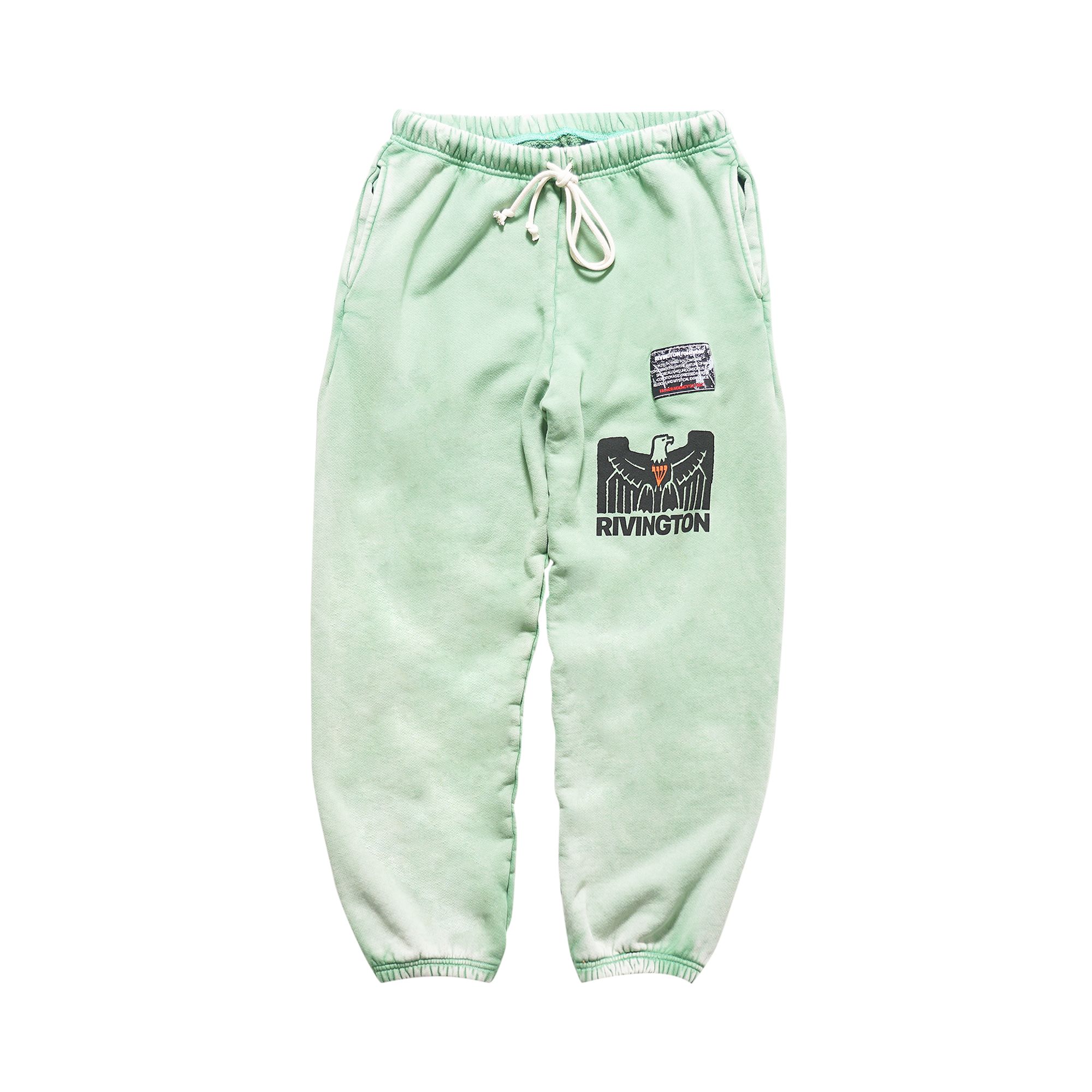Pre-owned Rivington Roi Rebis Flag Sweatpants 'max Green' | Men's Size M