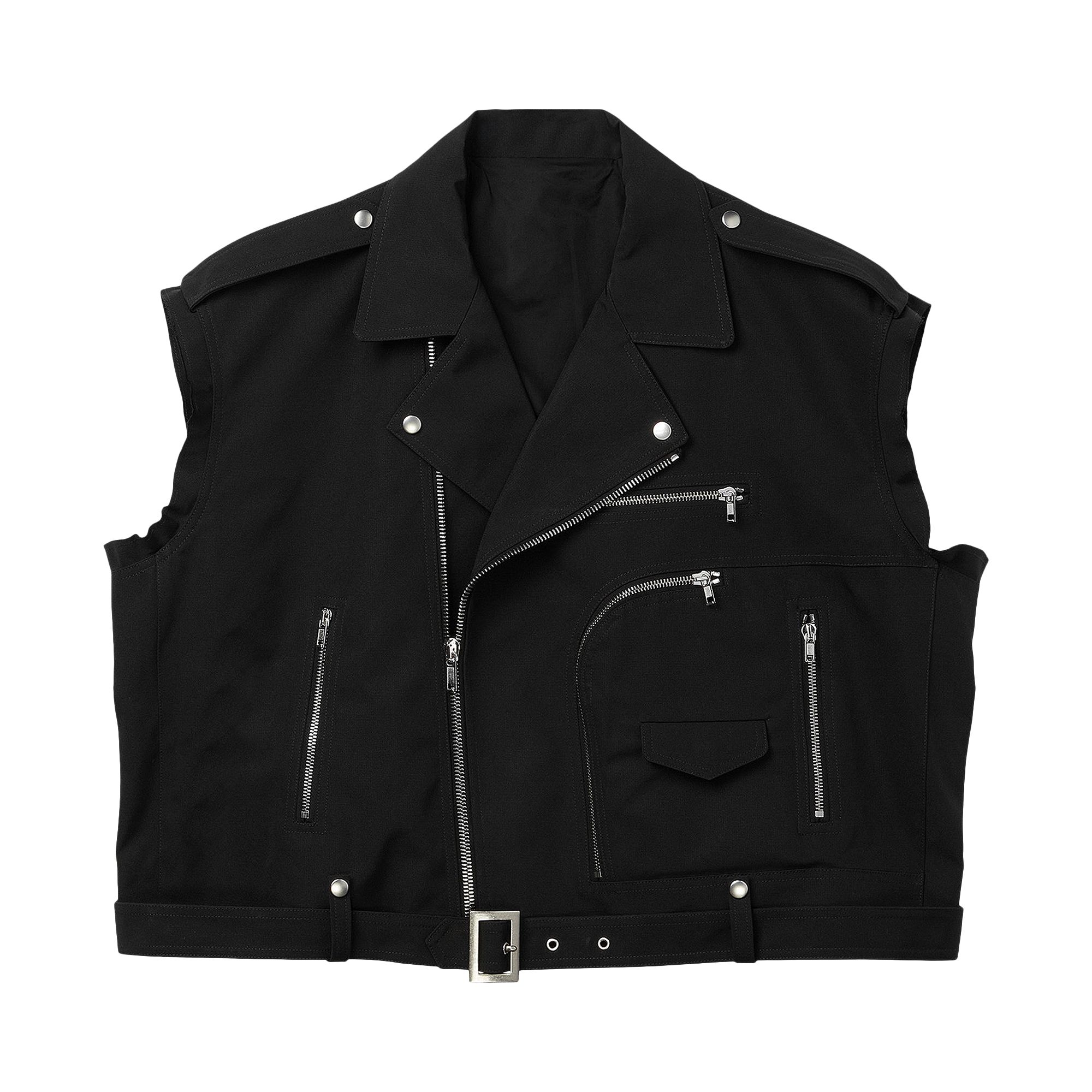 Pre-owned Rick Owens Bauhaus Stooges Cropped Vest 'black' | Men's Size Onesize