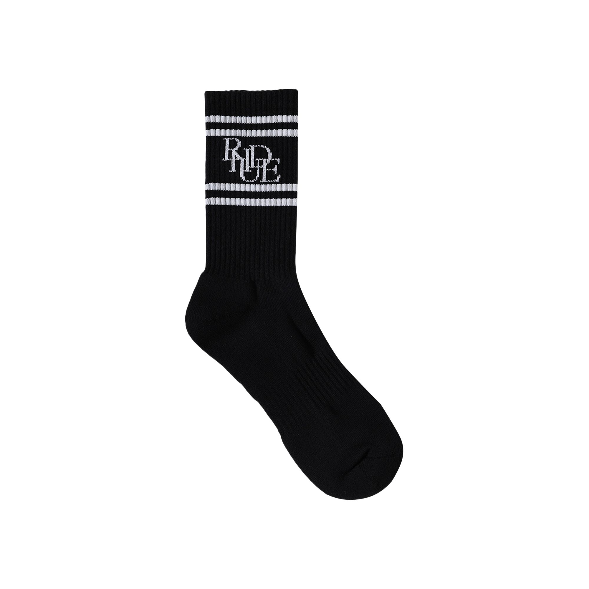 Pre-owned Rhude Scrambler Sock 'black/white' | Men's Size Onesize