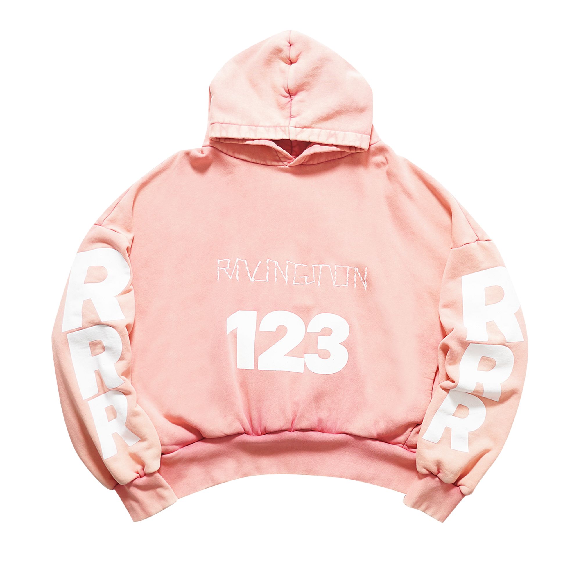 Pre-owned Rivington Roi Rebis Uso 123 Cva Hoodie 'pink' | Men's Size S