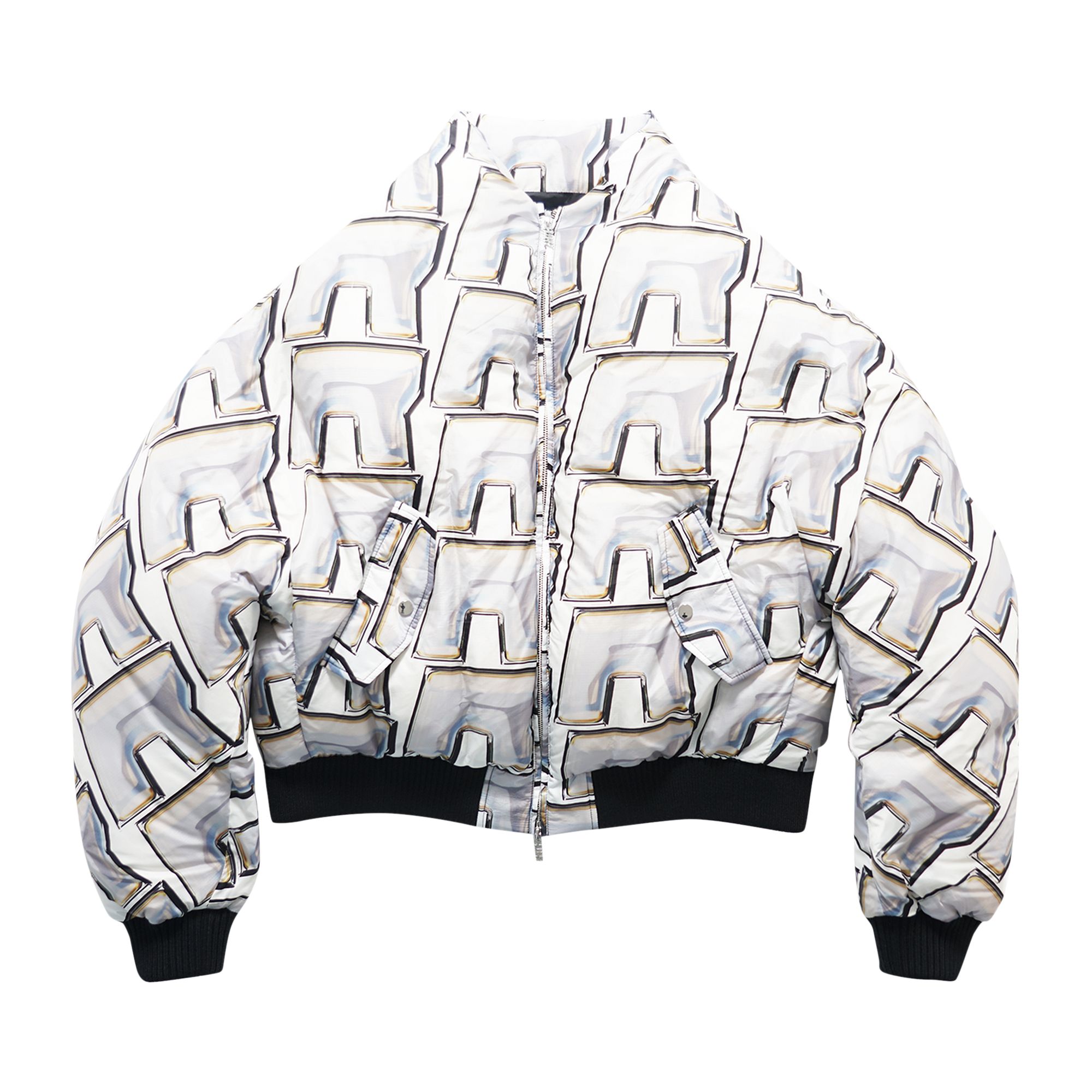 Pre-owned Rivington Roi Rebis R'chon Bomber Jacket 'white' | Men's Size Xl