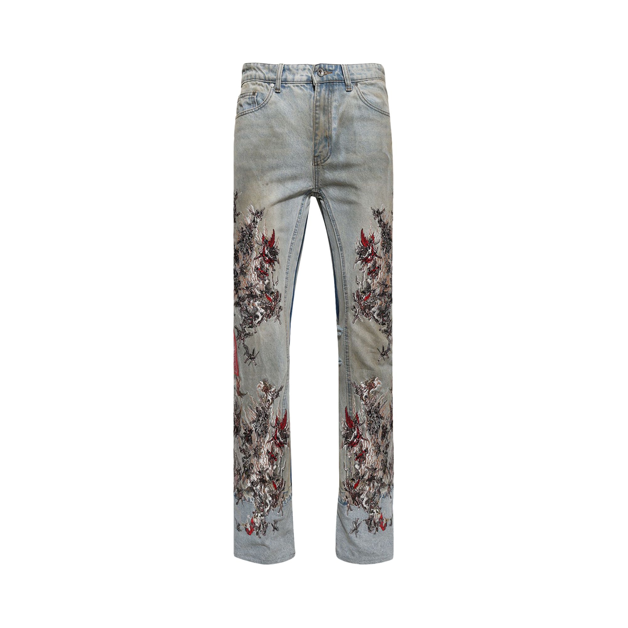 Pre-owned Who Decides War Chaos Denim 'multicolor' | Multi-color | Men's Size 34