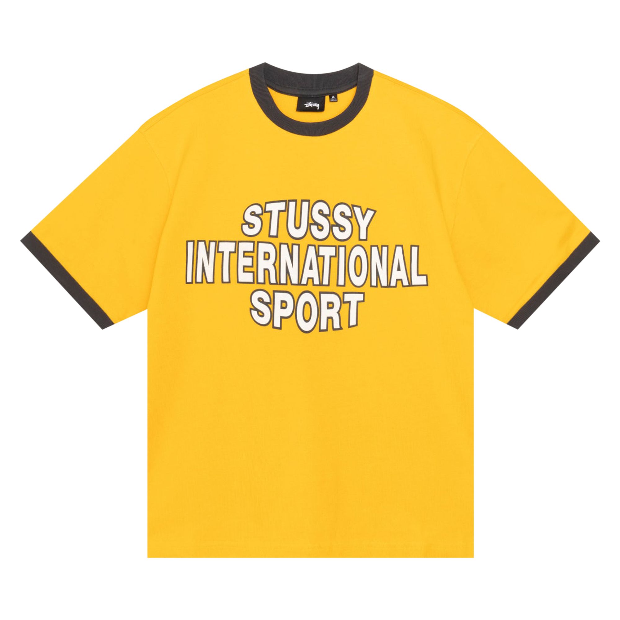 Pre-owned Stussy Sport Ringer Tee 'gold' | Men's Size M
