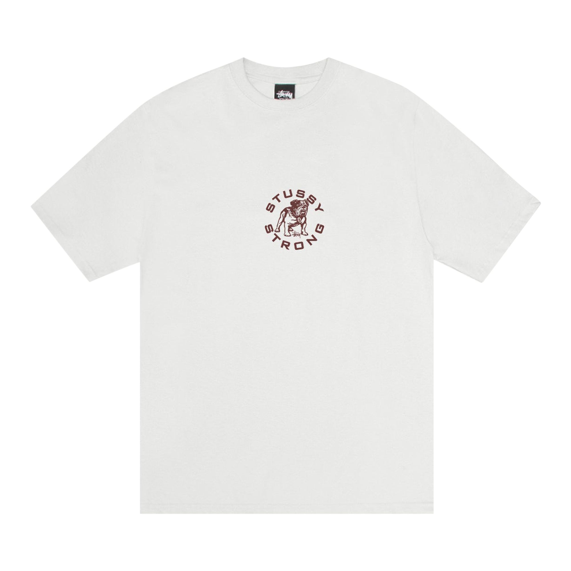 Pre-owned Stussy Strong Mac Tee Pigment Dyed 'natural' | Cream | Men's Size M