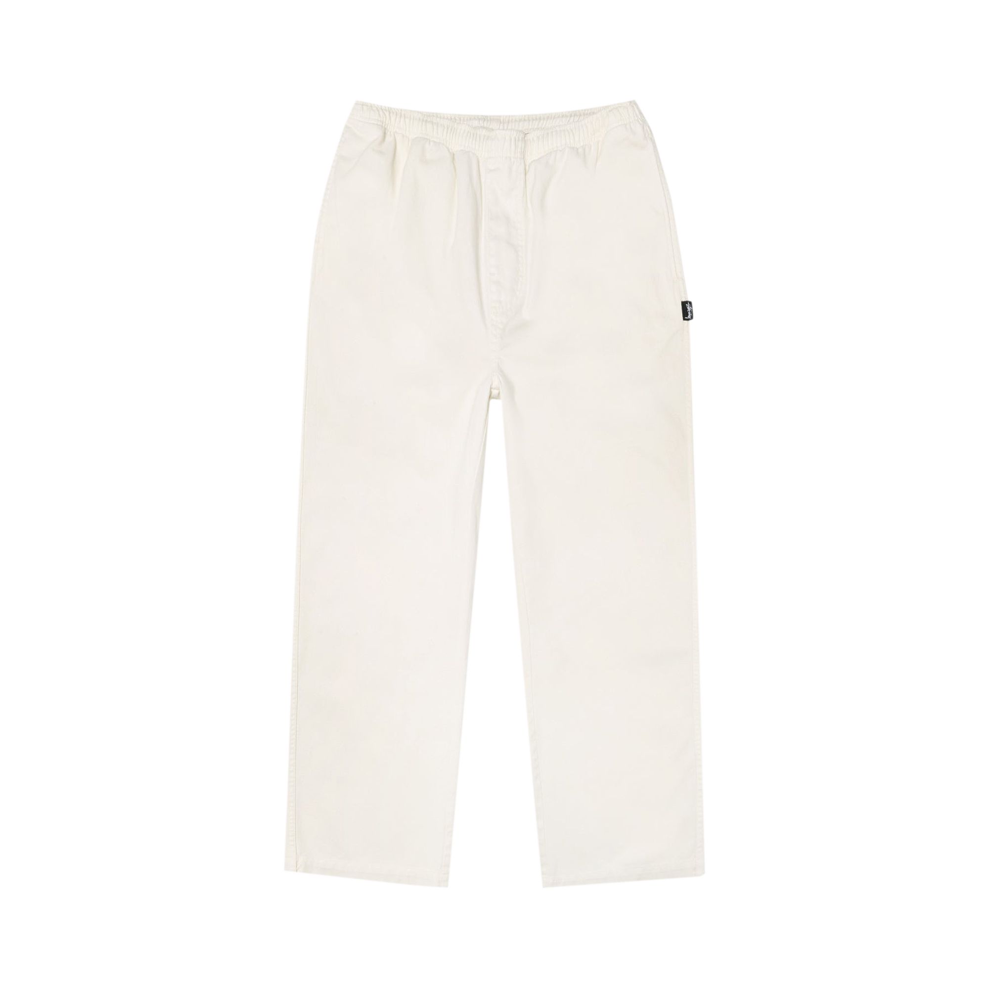 STUSSY Pre-owned Beach Pant Cotton Twill 'bone' | Cream | Men's Size M In White