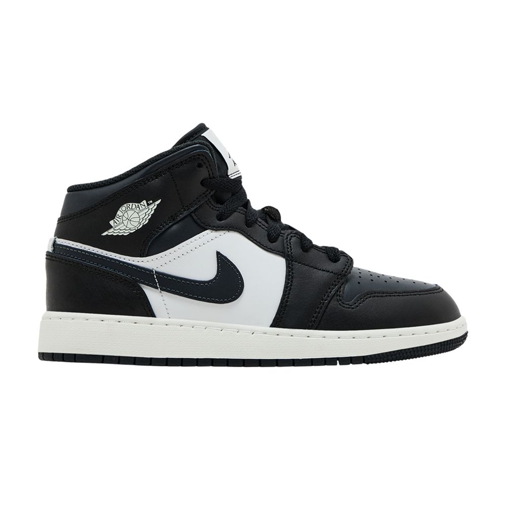 Air Jordan 1 Mid GS 'Black Off Noir' | Kid's Size 3.5 - DQ8423-010