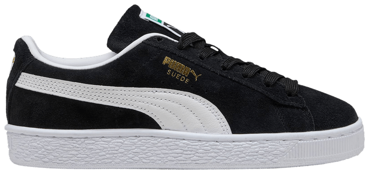 Puma Suede Classic Big Kid Black White