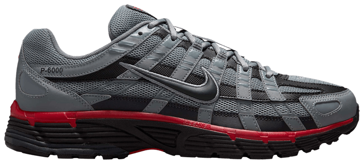 Nike P 6000 Cool Grey University Red