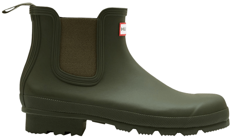 Hunter Original Chelsea Boot Dark Olive