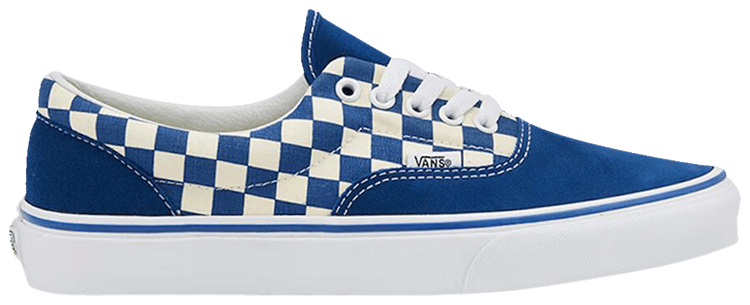 Vans Era Primary Checkerboard   True Blue