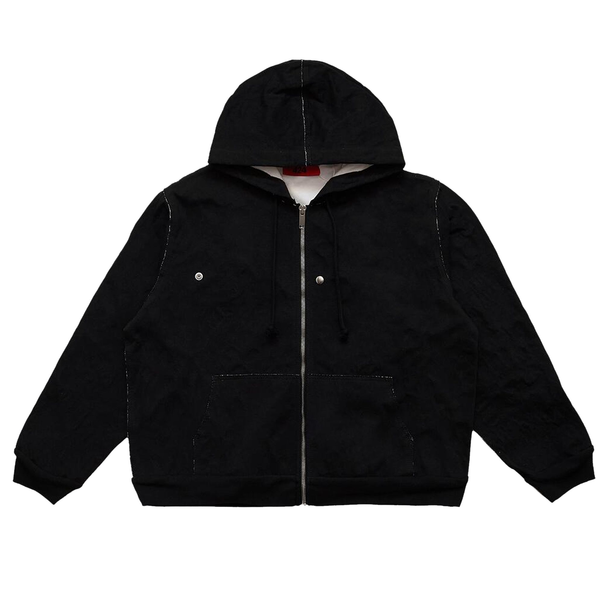 Pre-owned 424 Molded Wrapped Hoodie 'black' | Men's Size S