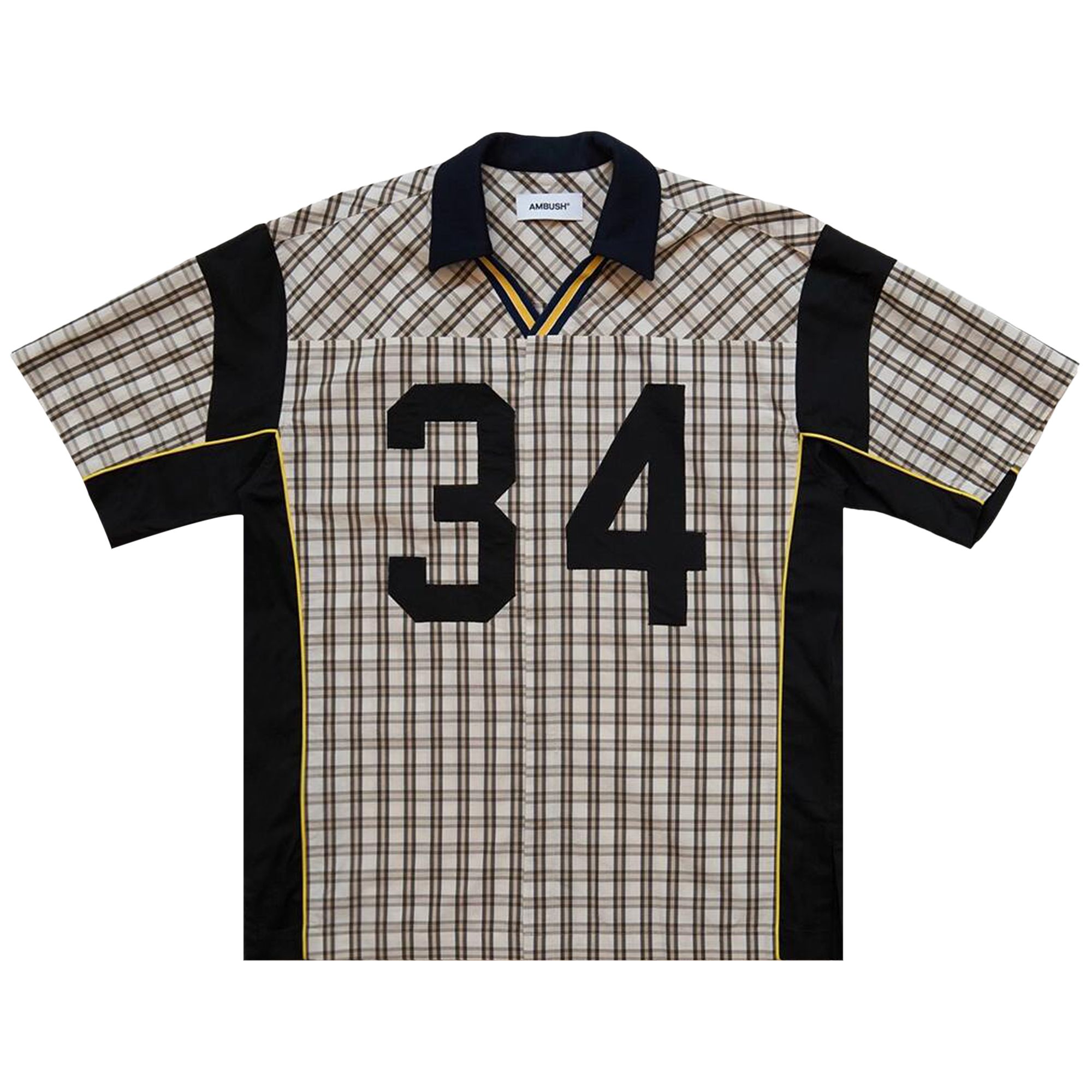 Pre-owned Ambush Sports Designed Shirt 'natural' | Tan | Men's Size 50 In Brown