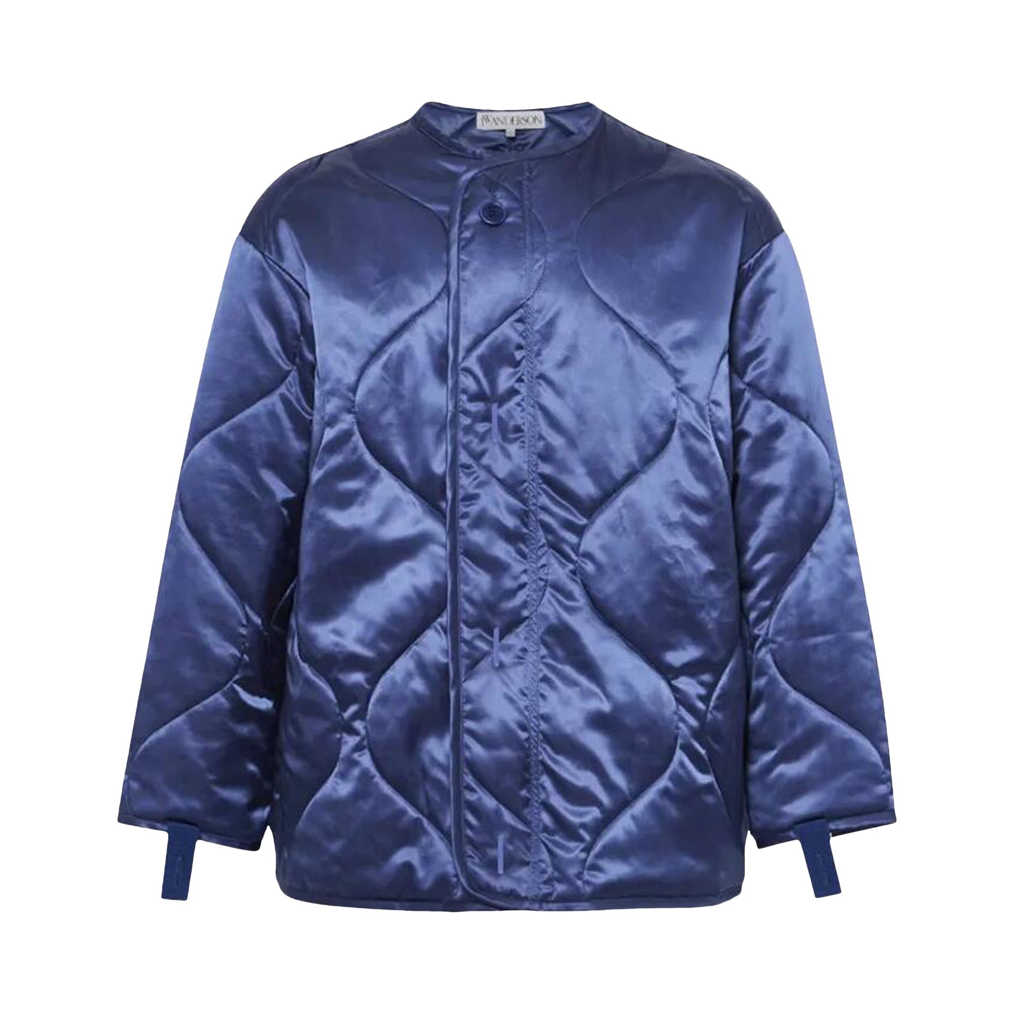 Pre-owned Jw Anderson Oversized Quilted Jacket 'blue' | Men's Size L