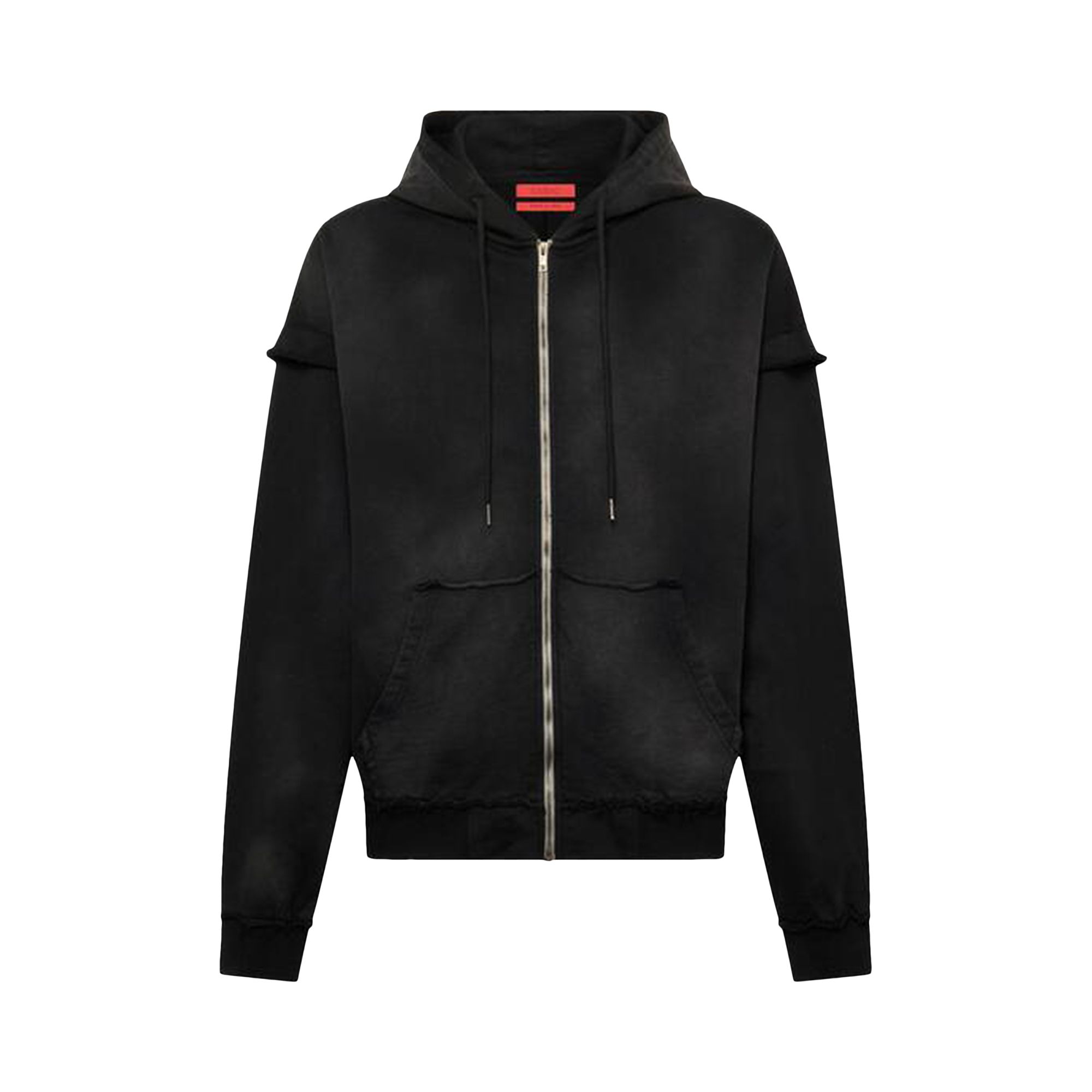 Pre-owned Kusikohc Distressed Hoodie 'black' | Men's Size S