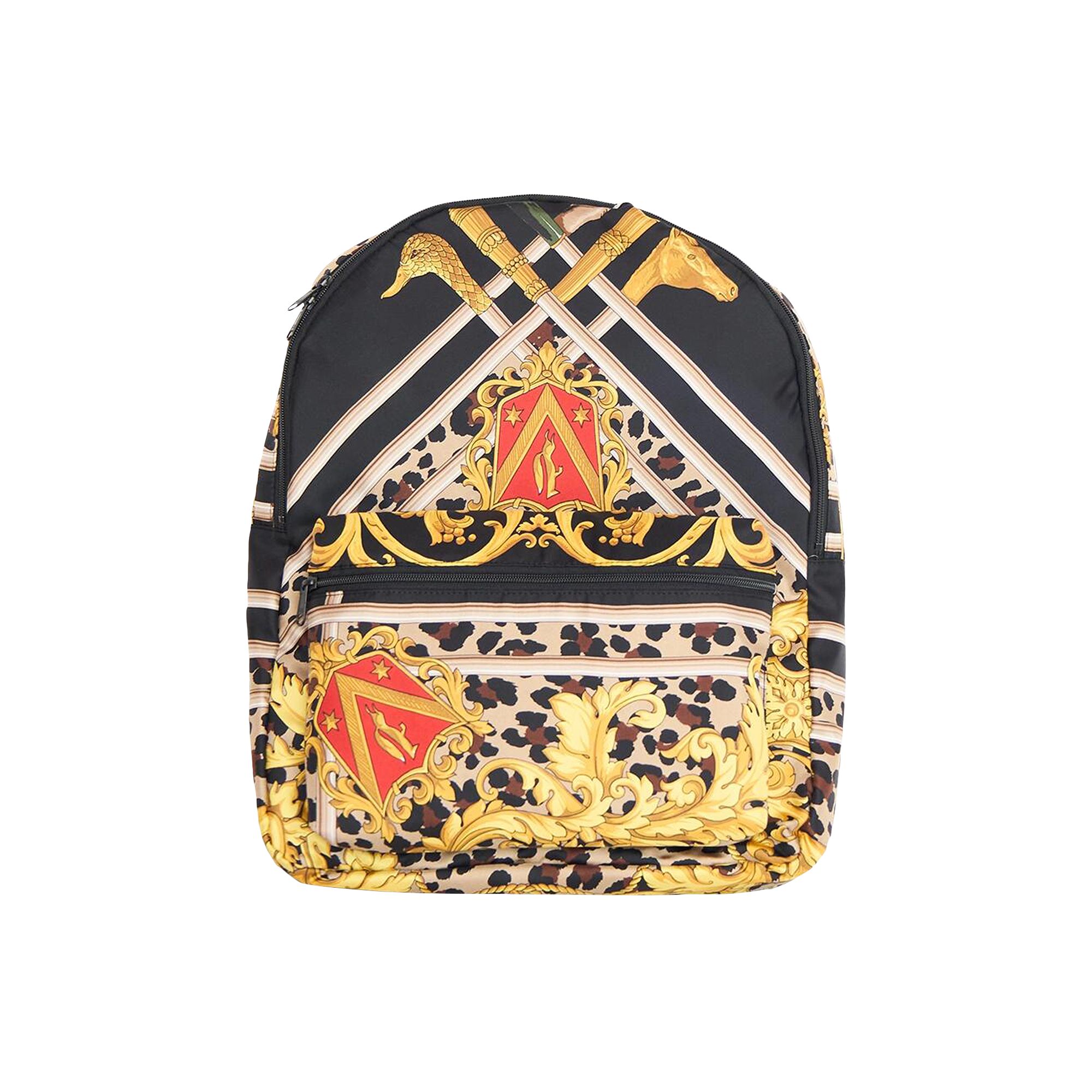 Pre-owned Junya Watanabe Man Silk Scarf Backpack 'multicolor' | Multi-color | Men's Size Onesize