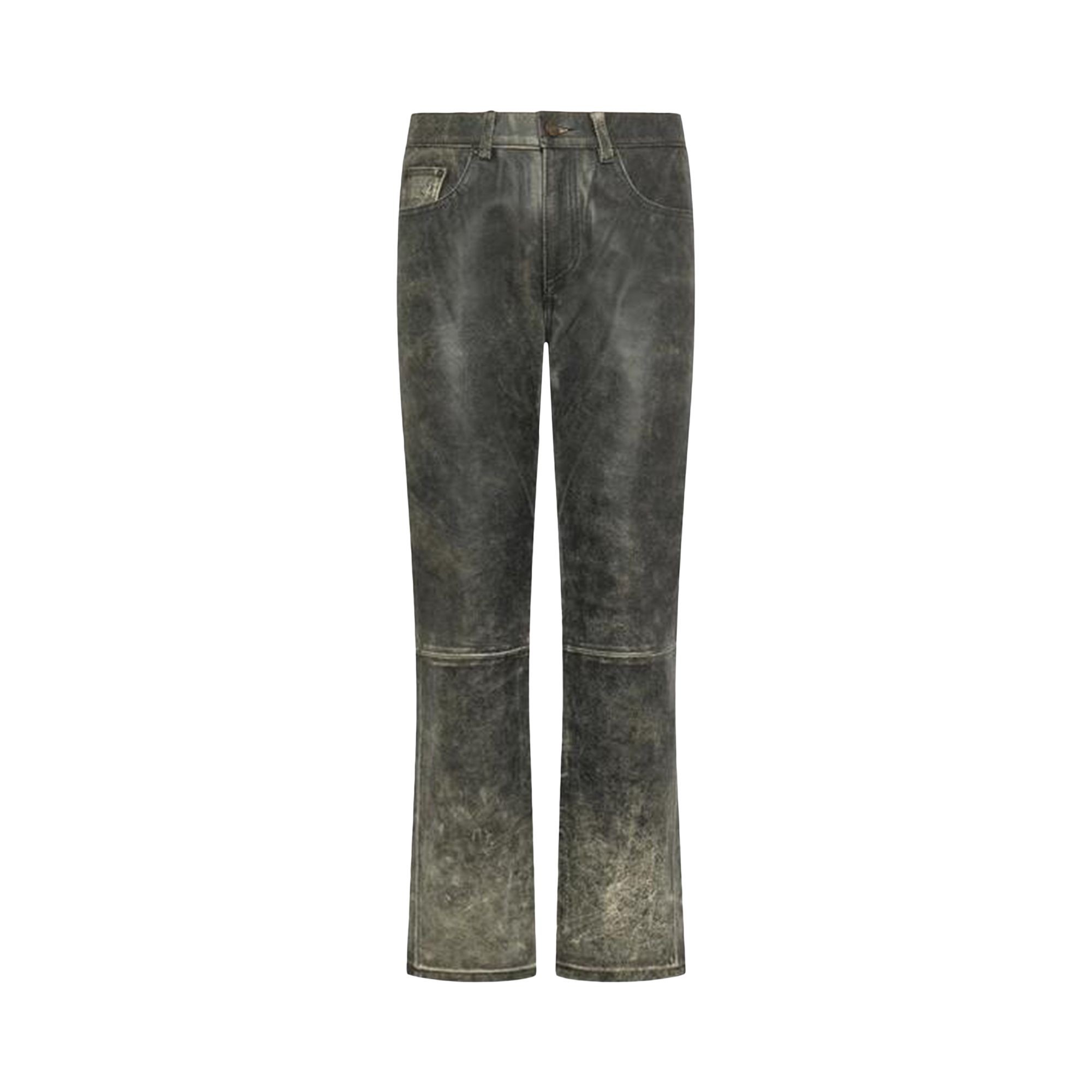 Pre-owned Kusikohc Leather Pants 'black' | Men's Size S