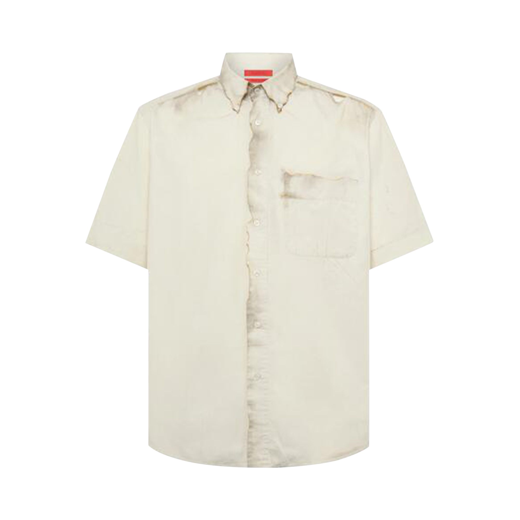Pre-owned Kusikohc Burned Shirt 'white' | Men's Size Xl