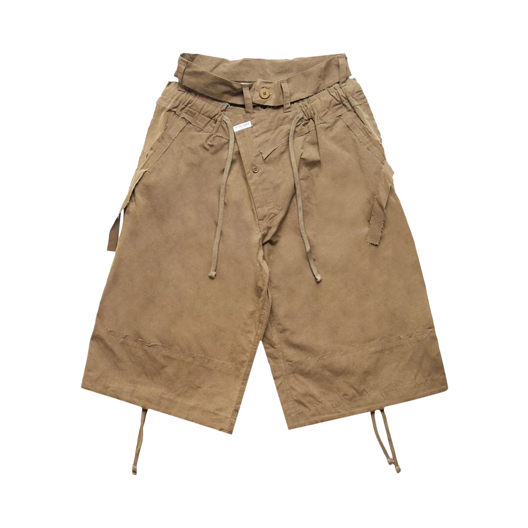 Pre-owned Ottolinger Baggy Cargo Shorts 'khaki' | Tan | Women's Size Xl In Brown