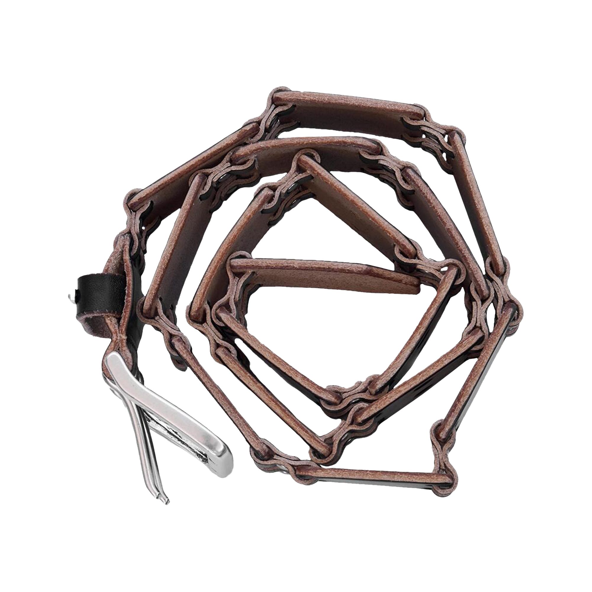 Pre-owned Our Legacy Distributed Belt 'brown' | Men's Size 70