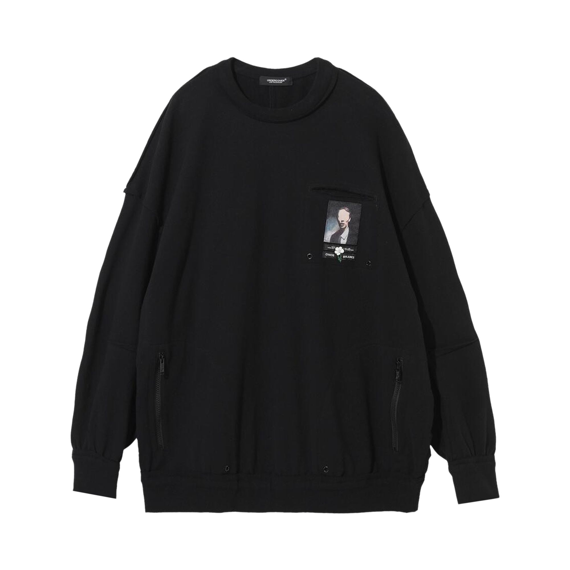 Pre-owned Undercover Patch Detail Sweatshirt 'black' | Men's Size 4