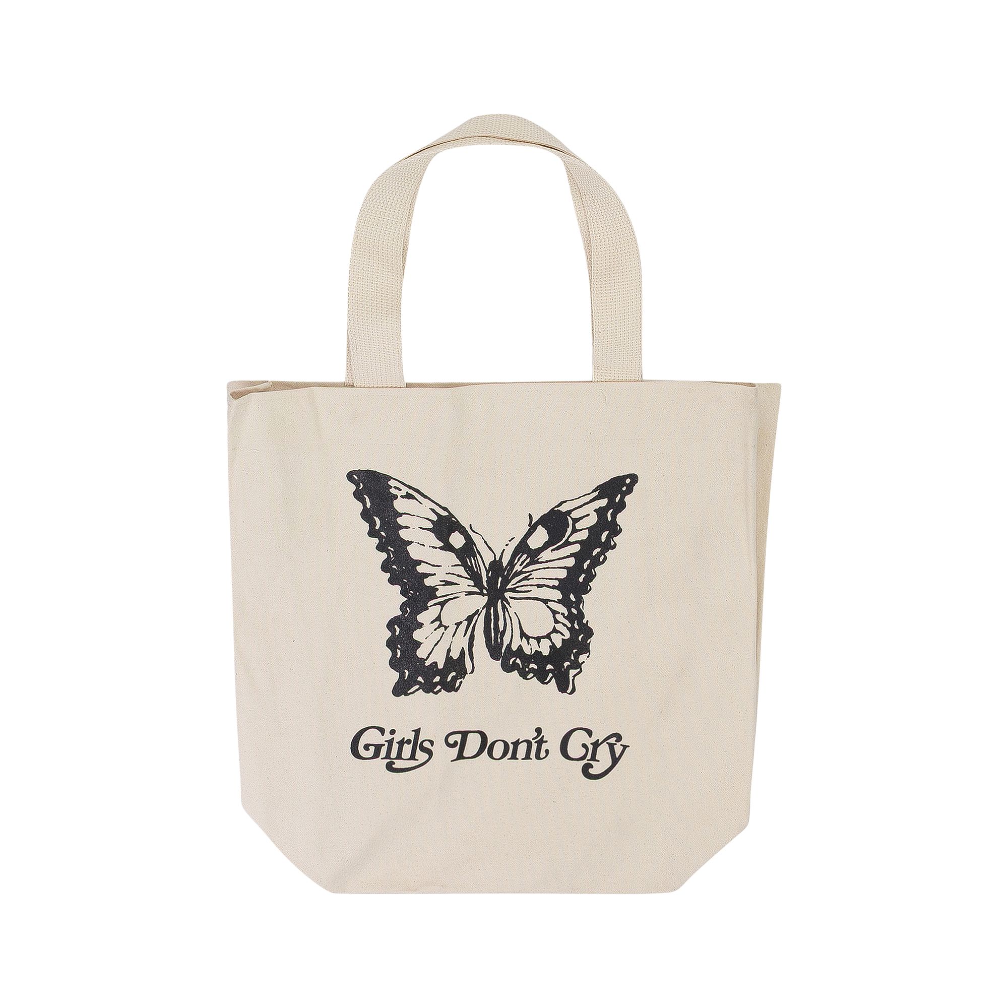 Pre-owned Girls Don't Cry X Complexcon Butterfly Tote Bag 'natural' | Cream | Men's Size Onesize
