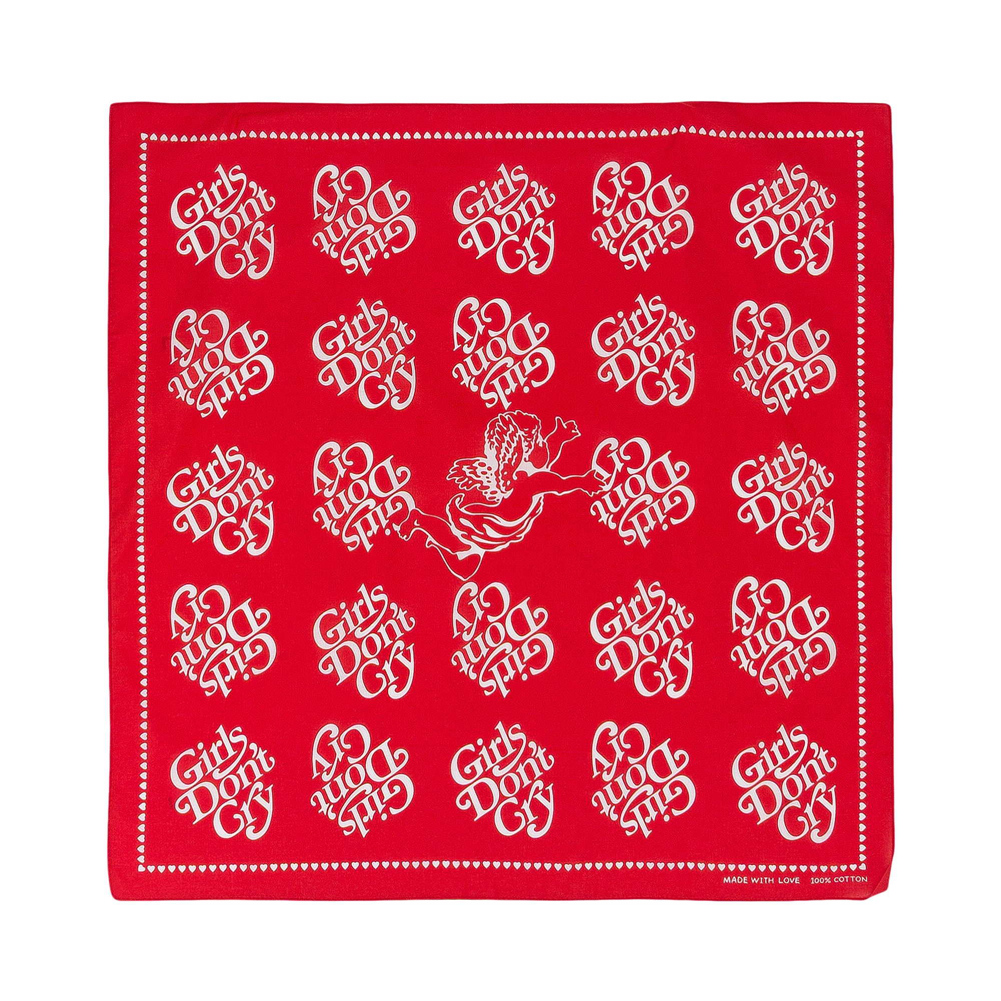 Pre-owned Girls Don't Cry X Complexcon Classic Bandana 'red' | Men's Size Onesize