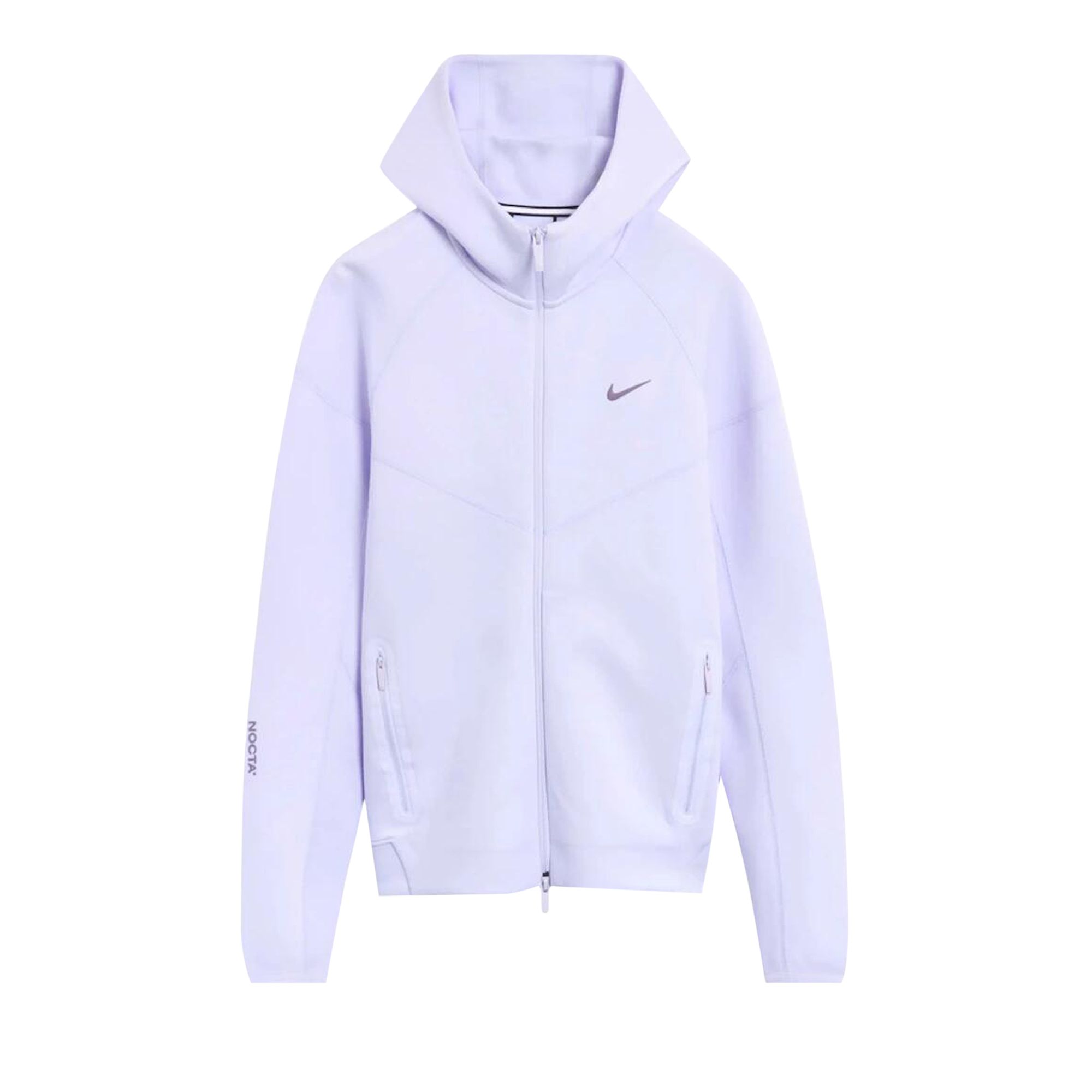 Pre-owned Nike X Nocta Tech Fleece Full Zip Hoodie (asia Sizing) 'palest Purple/daybreak' | Men's Size L