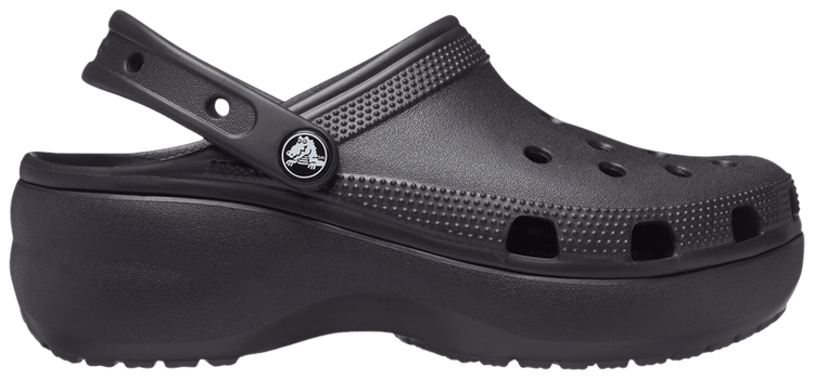 Crocs Wmns Classic Platform Clog Black