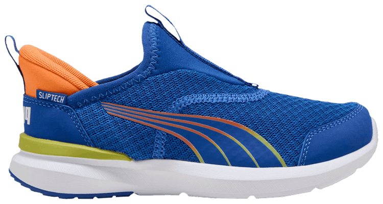 Puma Kruz Profoam SlipTech Little Kid Vivid Blue Orange Glo