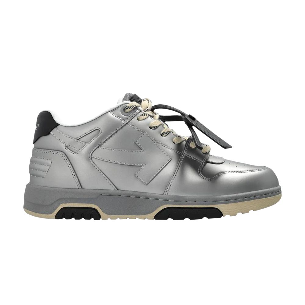 Pre-owned Off-white Out Of Office 'metallic Silver' | Men's Size 41