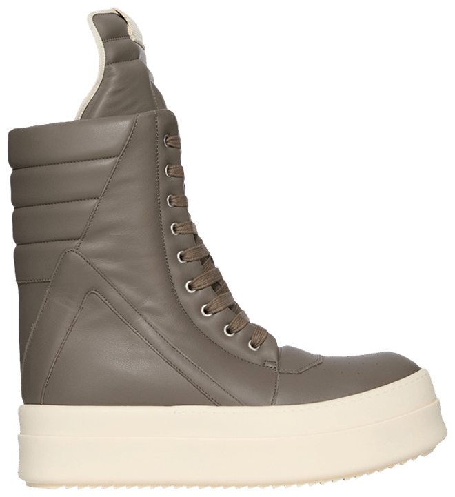 靴 rick owens Hollywood Mega Geobasket Buy Rick Owens Hollywood Runway Mega Geobasket High 'Dust Milk