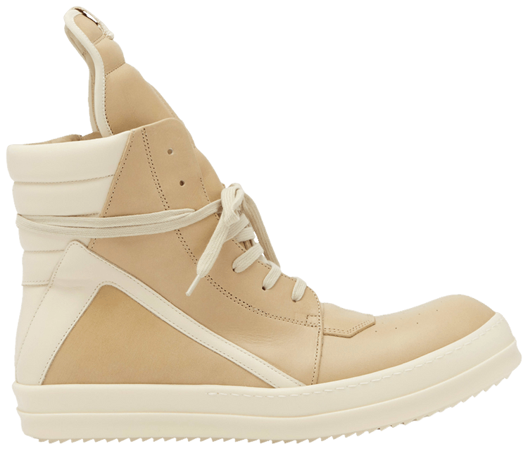 Rick Owens Hollywood Geobasket High Parchment Milk