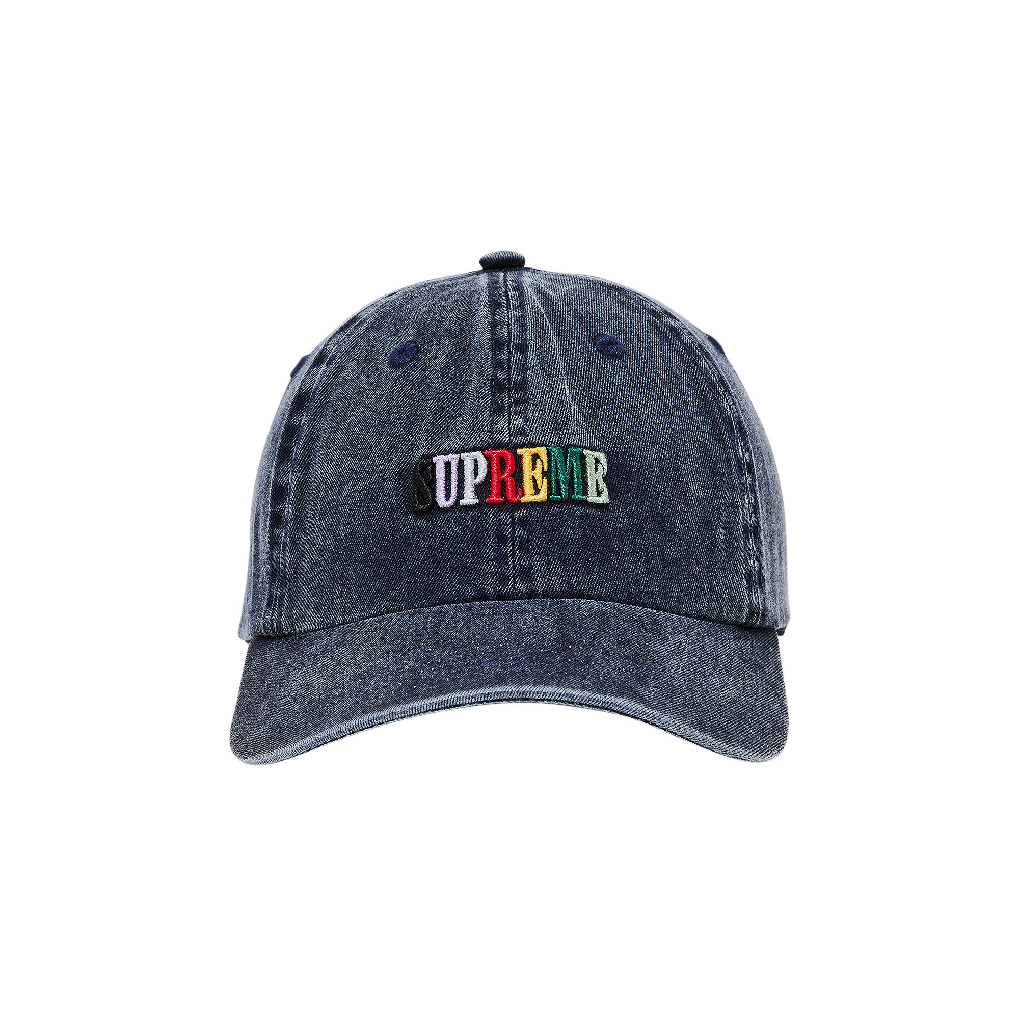 Pre-owned Supreme Pigment Dye 6-panel 'navy' | Blue | Men's Size Onesize