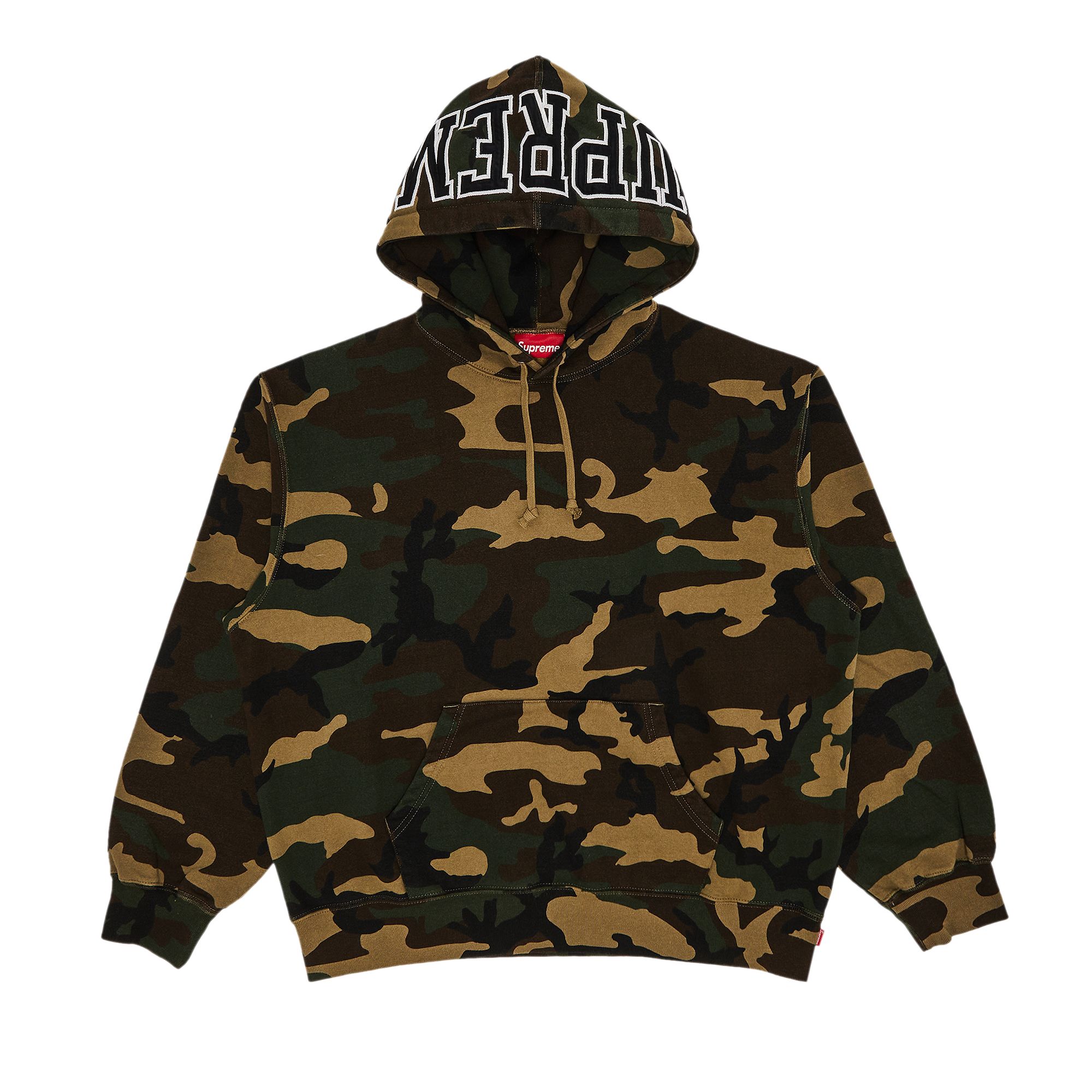 Pre-owned Supreme Team 94 Hooded Sweatshirt 'woodland Camo' | Green | Men's Size M