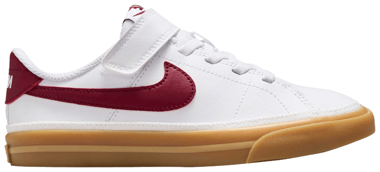 Nike Court Legacy PS White Team Red Gum