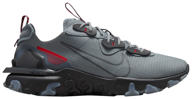 Nike React Vision Cool Grey University Red