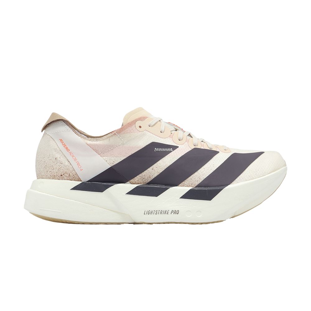 adidas Adizero Adios Pro 4 'Chalk White Grey Strata' | Cream | Men's Size 7 - JR6367