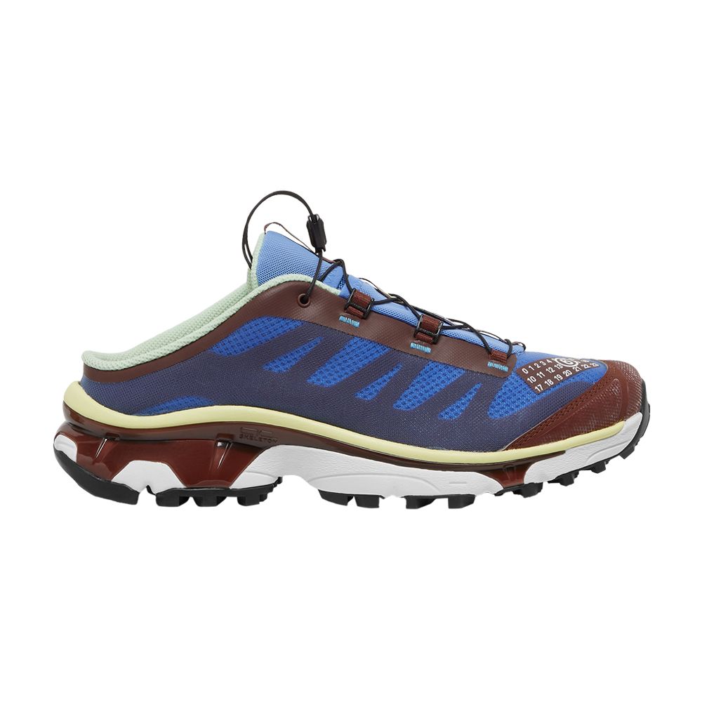 Pre-owned Salomon Mm6 Maison Margiela X Xt-4 Mule 'ultramarine Rum Raisin'